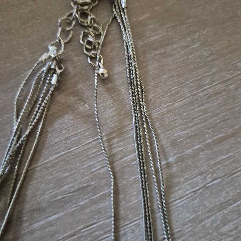 Layered Gold Bead and Crystal Multi-Strand Necklace‎ - Women Jewelry
